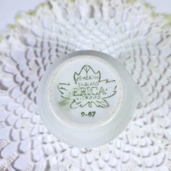 Restaurant Ware Small Individual Creamer Pitcher England Erica J E Heath Russell - Picture 6 of 8